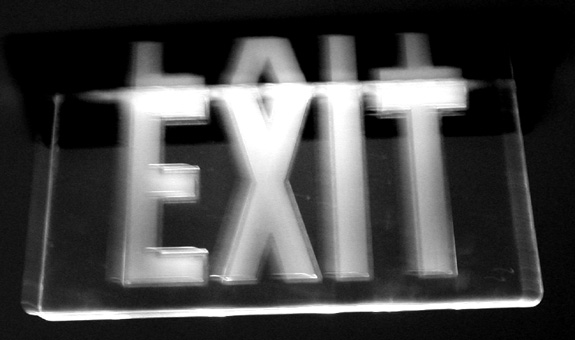 Exit Sign. Las Vegas, NV
